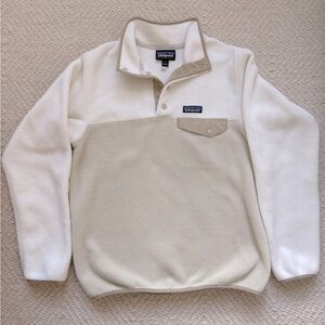 Patagonia synchilla lightweight snap-t fleece pullover, size: small